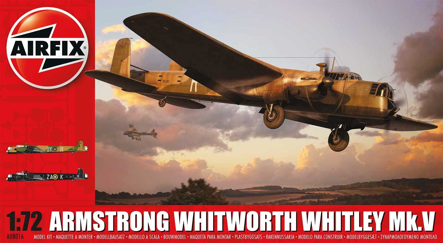 ARMOSTRONG WHITWORTH WHITLEY MK.V 1/72 AIRFIX