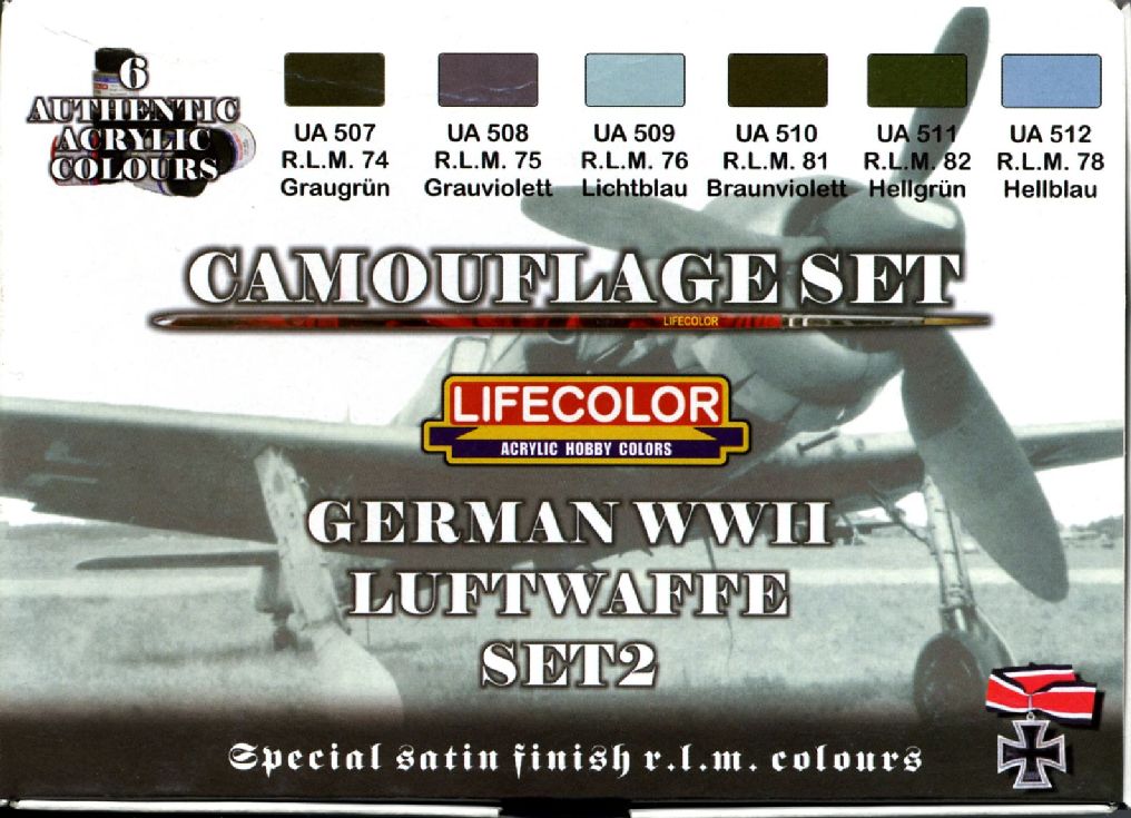 CAMOUFLAGE SET 2 GERMAN WWII LUFTWAFFE